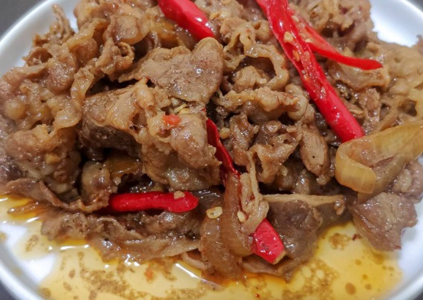 Beef Slice ala Yoshinoya tapi bukan 😆 (a.k.a Gyudon)