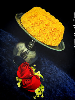 عکسی از دستور کیک کنجدی کافی شاپی