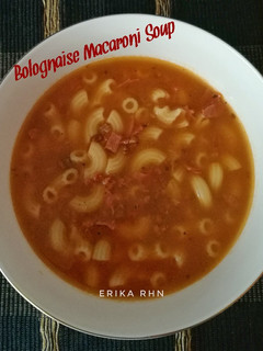 Foto resep Bolognaise Macaroni Soup