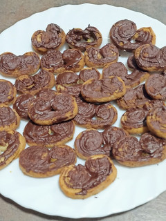 Una foto de Palmeritas de chocolate caseras