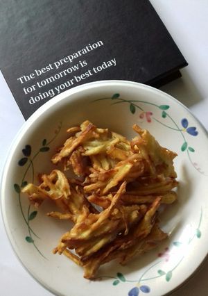 Foto resep Bakwan Ubi Jalar Gurih Uenak