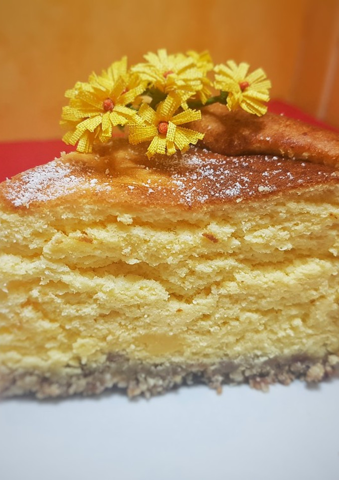 Una foto de Tarta soufflé de lima y limón