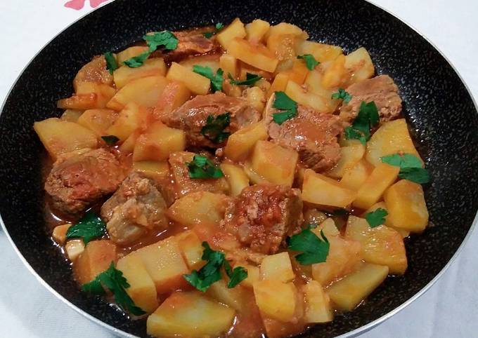 Bocconcini di carne con le patate