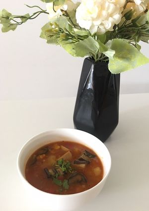 A picture of Spicy Potato and Veggie Stew.