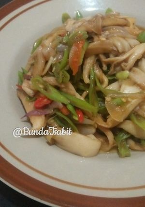 Foto resep Jamur Buncis Saos Tiram