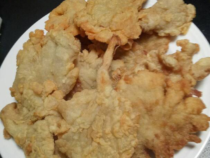 Resep Jamur tiram goreng tepung Anti Gagal