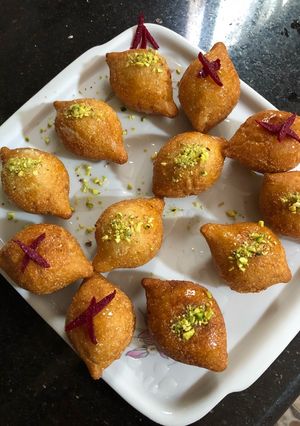 صورة لوصفة كبب بالقشطة والجوز