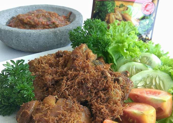 Ayam Goreng Lengkuas Praktis (bumbu bamboe)