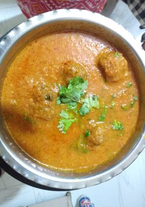 A picture of Lauki ke kofte.