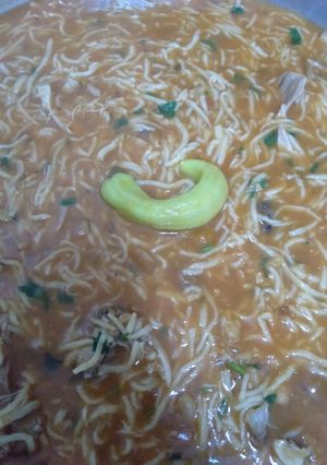صورة لوصفة حسوة حارة وبنينة