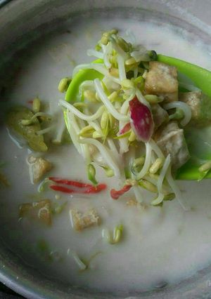 Foto resep Tauge mix tahu masak santan a.k.a lodeh tauge 😊
