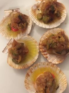 Una foto de Zamburiñas al horno