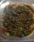 Polenta con carne molida
