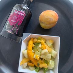 A picture of Refreshing Peach salad.