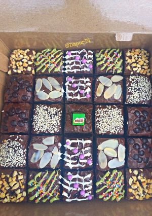 Foto resep Shiny Crust and Fudgy Brownies