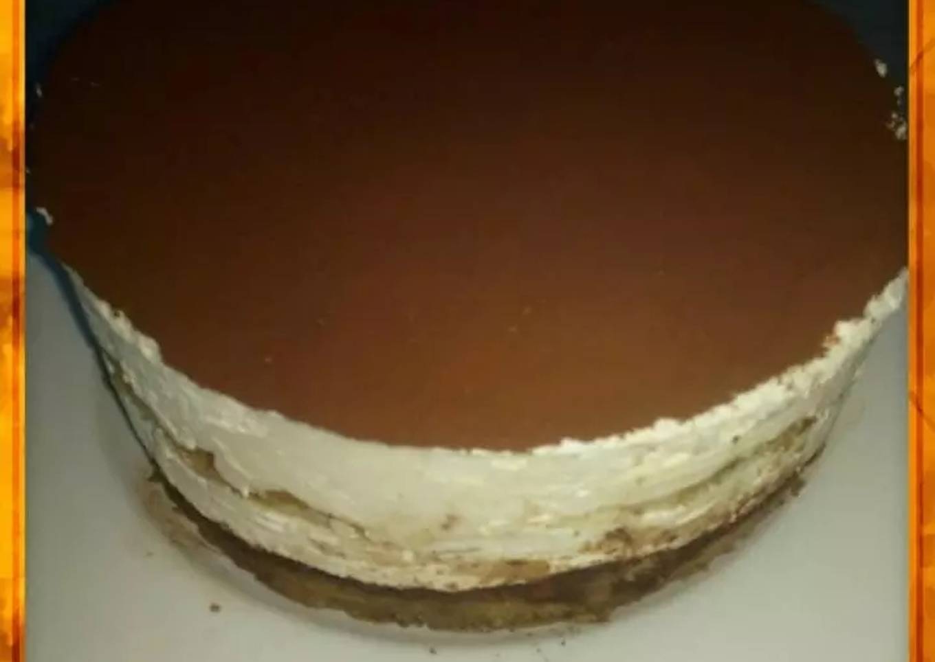 Tiramisú sin huevo