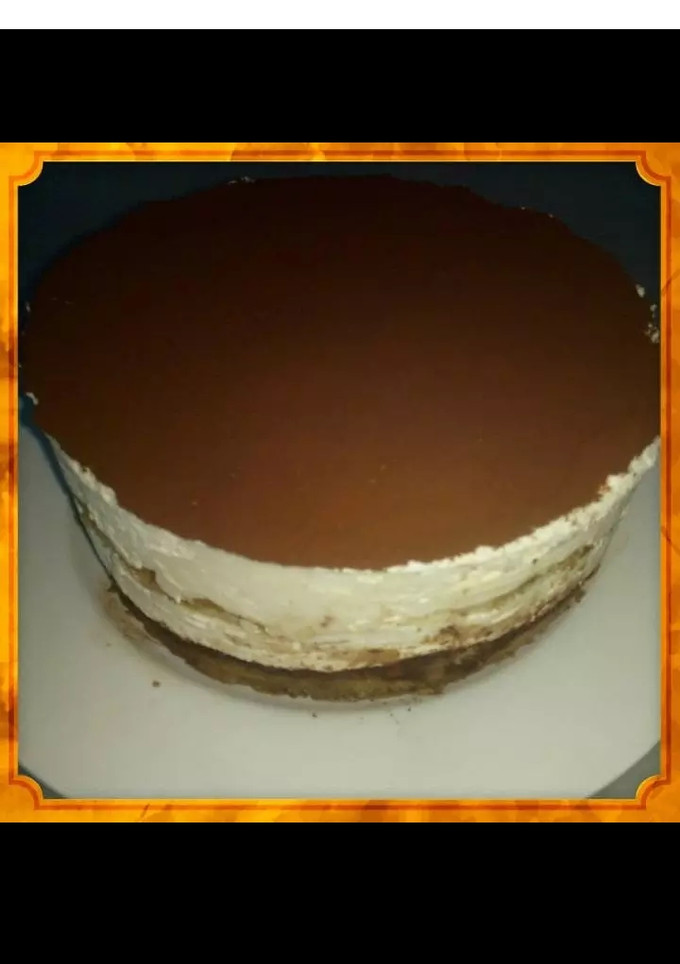Una foto de Tiramisú sin huevo