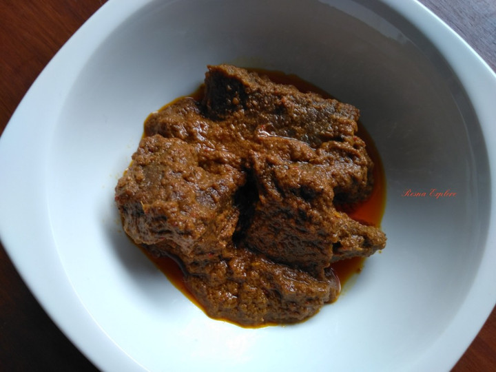 Ternyata begini loh! Resep gampang membuat Rendang Daging Sapi Ala Warung Nasi Padang yang menggugah selera