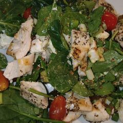 Grilled Chicken Salad with Feta A picture of Grilled Chicken Salad with Feta.
