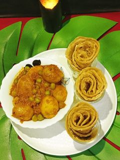 নিরামিষ আলুর দম (Niramish Aloor Dum recipe in Bengali) রেসিপির প্রধান ছবি