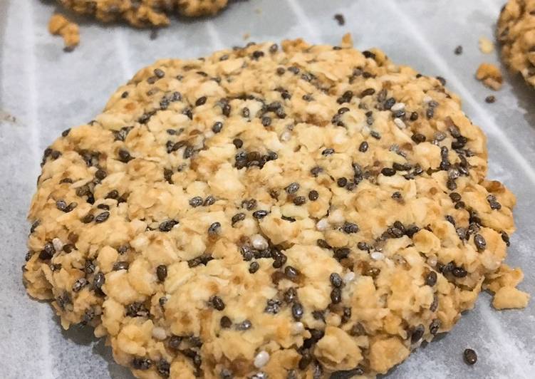 Resep Oatmeal Chia Seeds Cookies Oleh Fiqi Hani Putri Cookpad