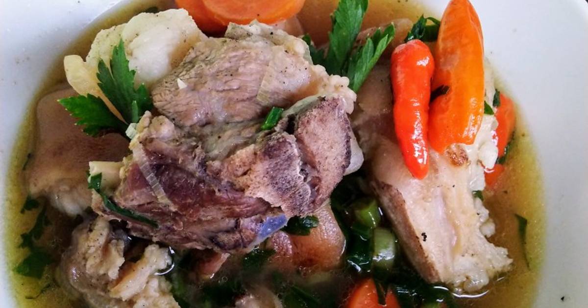 23 resep sup tulang babi enak dan sederhana - Cookpad