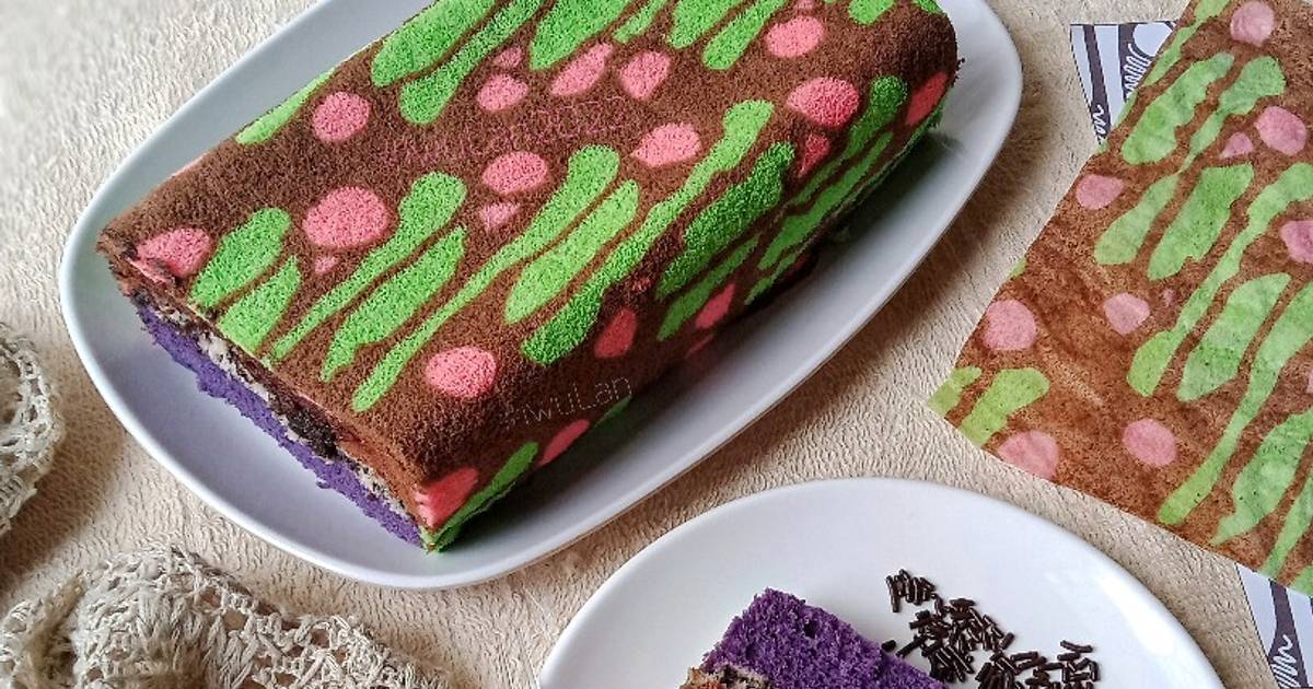 Resep Choco Taro Batik Cake Oleh Dyahwulan Bae Cookpad