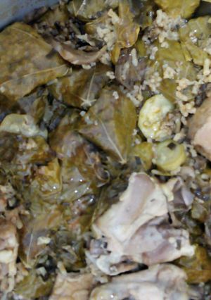 عکسی از دستور دلمه با مرغ