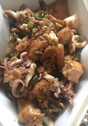 Foto resep Cumi Basah Tumis Tauco Pedas