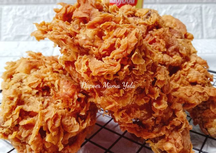 IDE #Resep Ayam KFC KW Kribo (Kriting Mambo) &amp; Renyah ide masakan sehari hari