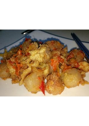 Foto resep Cilor (cilok telor) Seeuuhhaahh!!