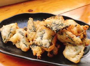 Hình của món Lá rong biển chiên giòn (snack rong biển).