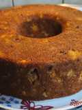 Budín húmedo de pera y mandarinas