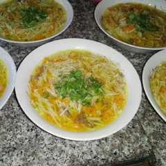 شوربة شعيرية مع جزر 🍲-レシピのメイン写真