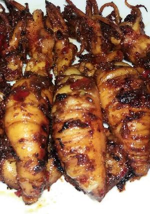Foto resep Cumi Bakar Pedas Manis