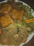 Bihun pedas pertolongan pertama pada kelaparan