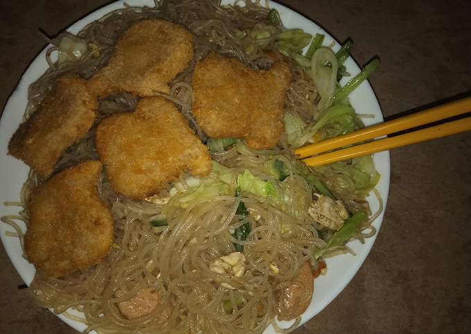 Resep Bihun pedas pertolongan pertama pada kelaparan yang Bisa Manjain Lidah