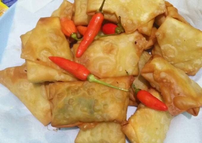 Martabak telur dengan kulit lumpia