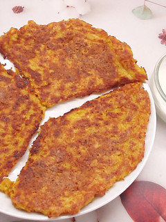 Sárgarépás krumplis tócsni recept fotója