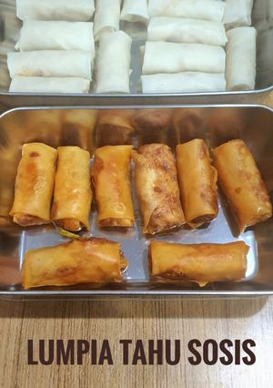 Foto resep Lumpia Tahu Sosis 🤍💛🤎