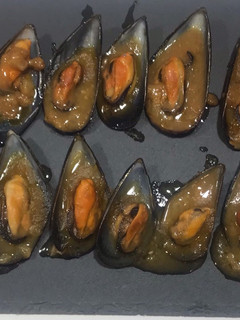 Una foto de Mejillones en salsa americana