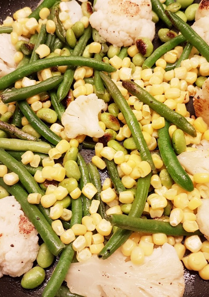 Una foto de Salteado de verduras