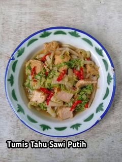 Foto resep Tumis Tahu Sawi Putih