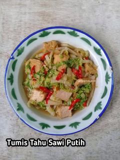 Foto resep Tumis Tahu Sawi Putih