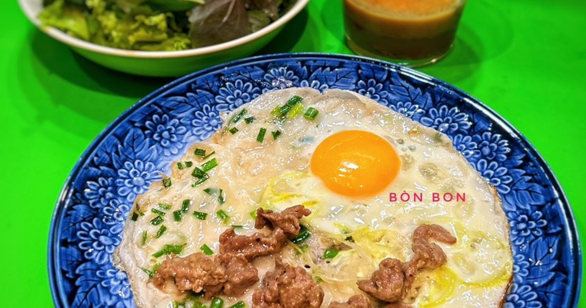 Cách Làm Món Bánh Xèo Bò Trứng của Bòn Bon - Cookpad