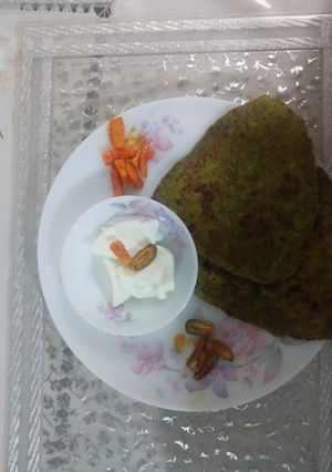 ગ્રીન મેથી પરાઠા... રેસીપી મુખ્ય ફોટો