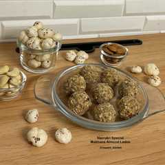 Navratri Special – Makhana Almond Ladoo | Healthy Vrat Sweet-レシピのメイン写真