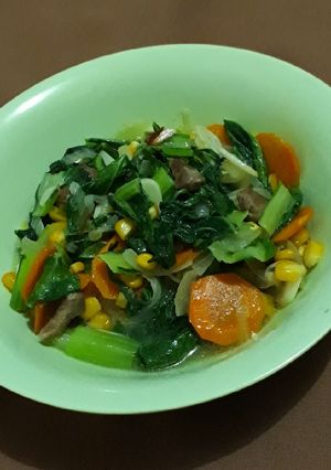 Foto resep Tumis SWJ (Sawi, Wortel, Jagung)