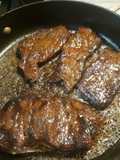 Reheating Grilled Steak with Au Jus
