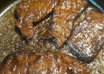 How to Recipe Appetizing Reheating Grilled Steak with Au Jus